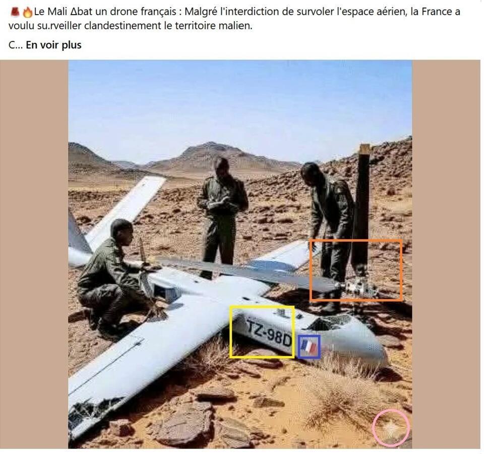 Cette photo de drone a été générée par IA, comme le prouve la présence du filigrane.