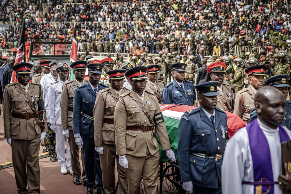 Odinga died suddenly in India on Wednesday.