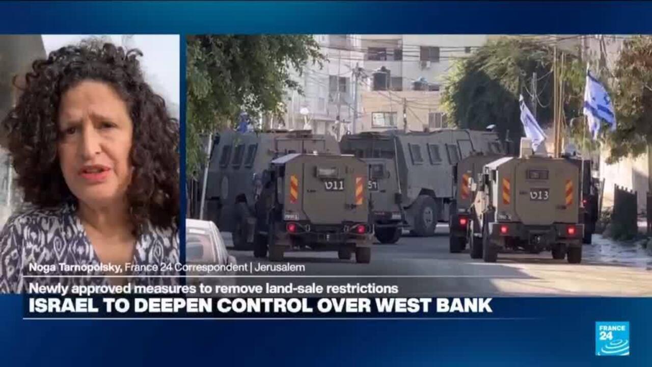 Israel's security cabinet approves measures to strengthen control over the West Bank