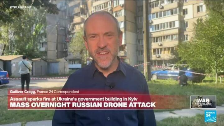 Russia conducts massive air attack on Kyiv, other Ukrainian regions