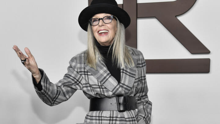 Diane Keaton attends the Ralph Lauren Spring/Summer 2024 fashion show as part of New York Fashion Week on Friday, September 8, 2023, in New York.