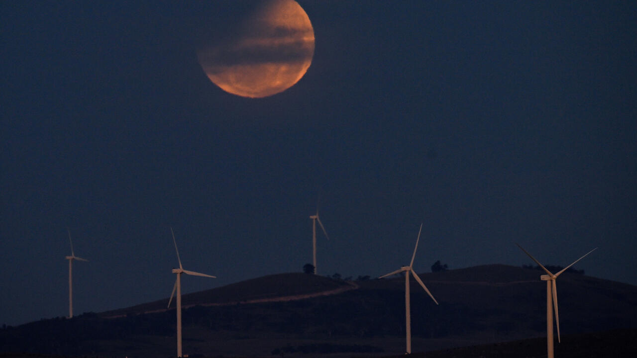 Blood Moon during total lunar eclipse