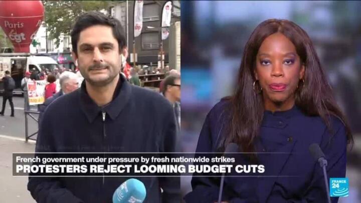 Thousands protest in France against spending cuts