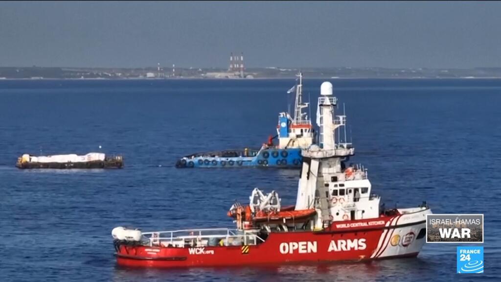 Aid ship convoy bound for Gaza leaves Cyprus port