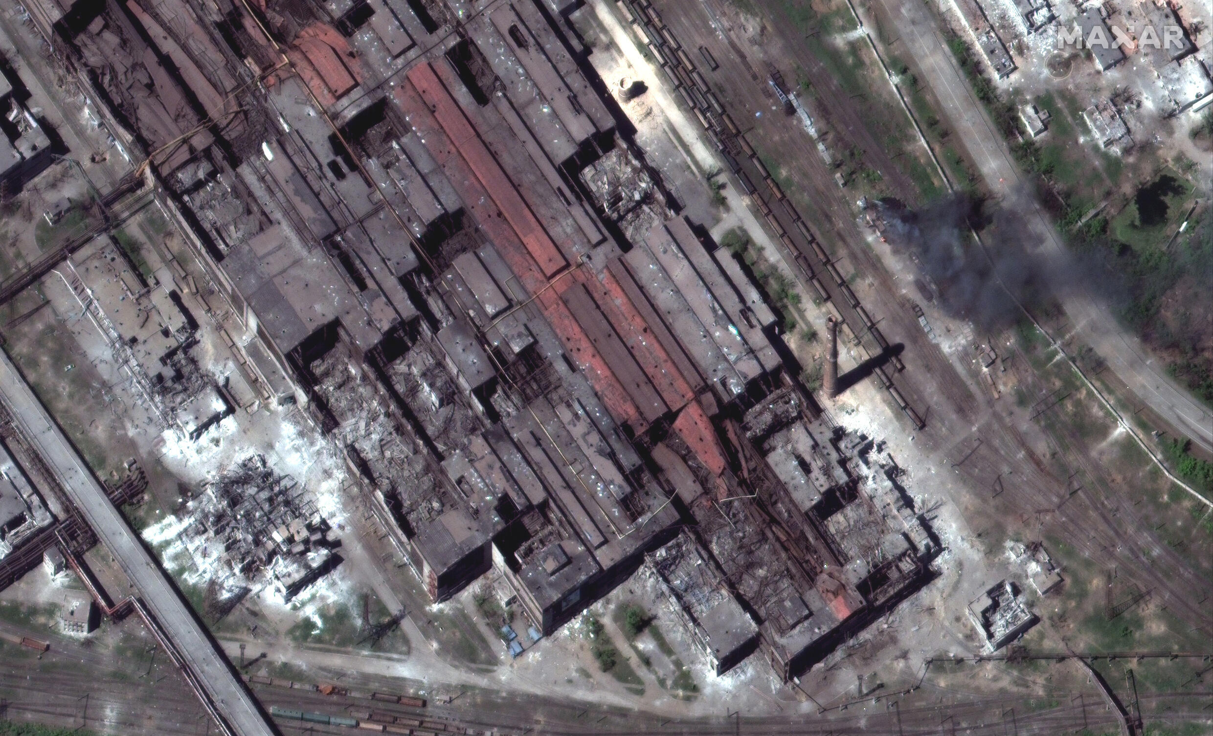 Ukrainian troops in Mariupol are holding out in the vast Azovstal steel plant