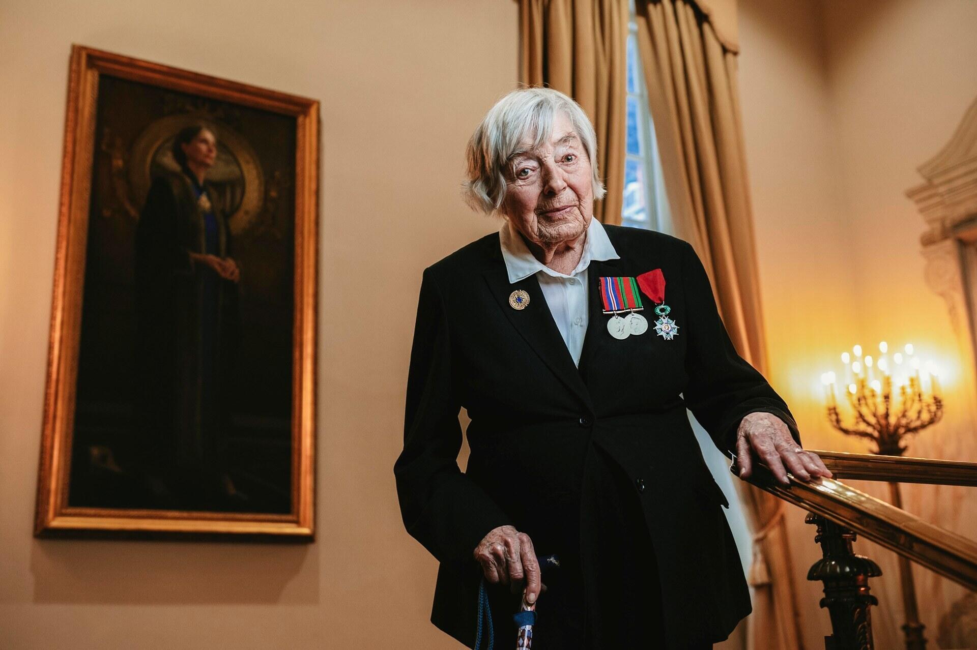 Patricia Owtram tiene 100 años. Fue lingüista de interceptación.