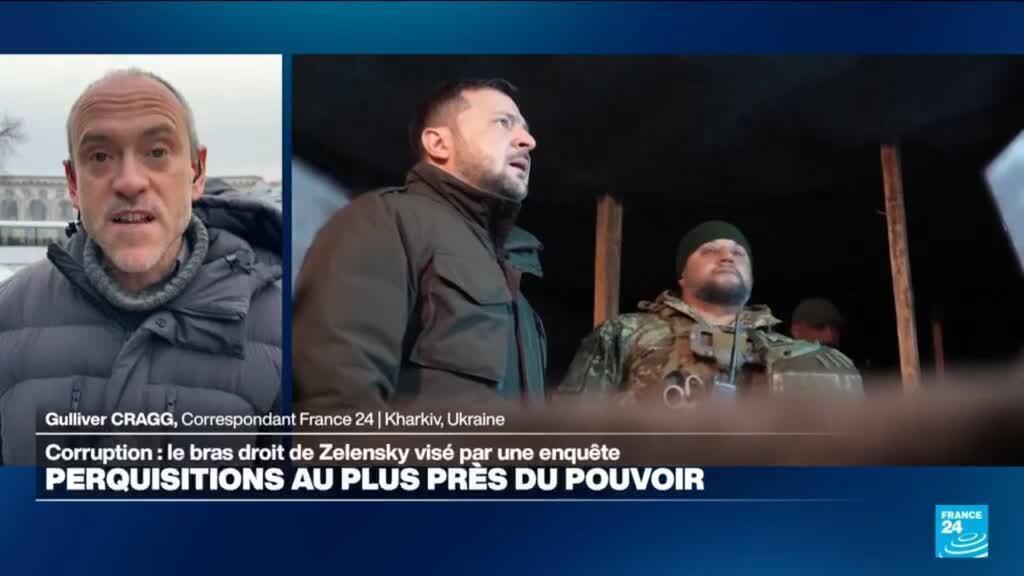 Ukraine : le bras droit de Zelensky visé par une enquête anti-corruption