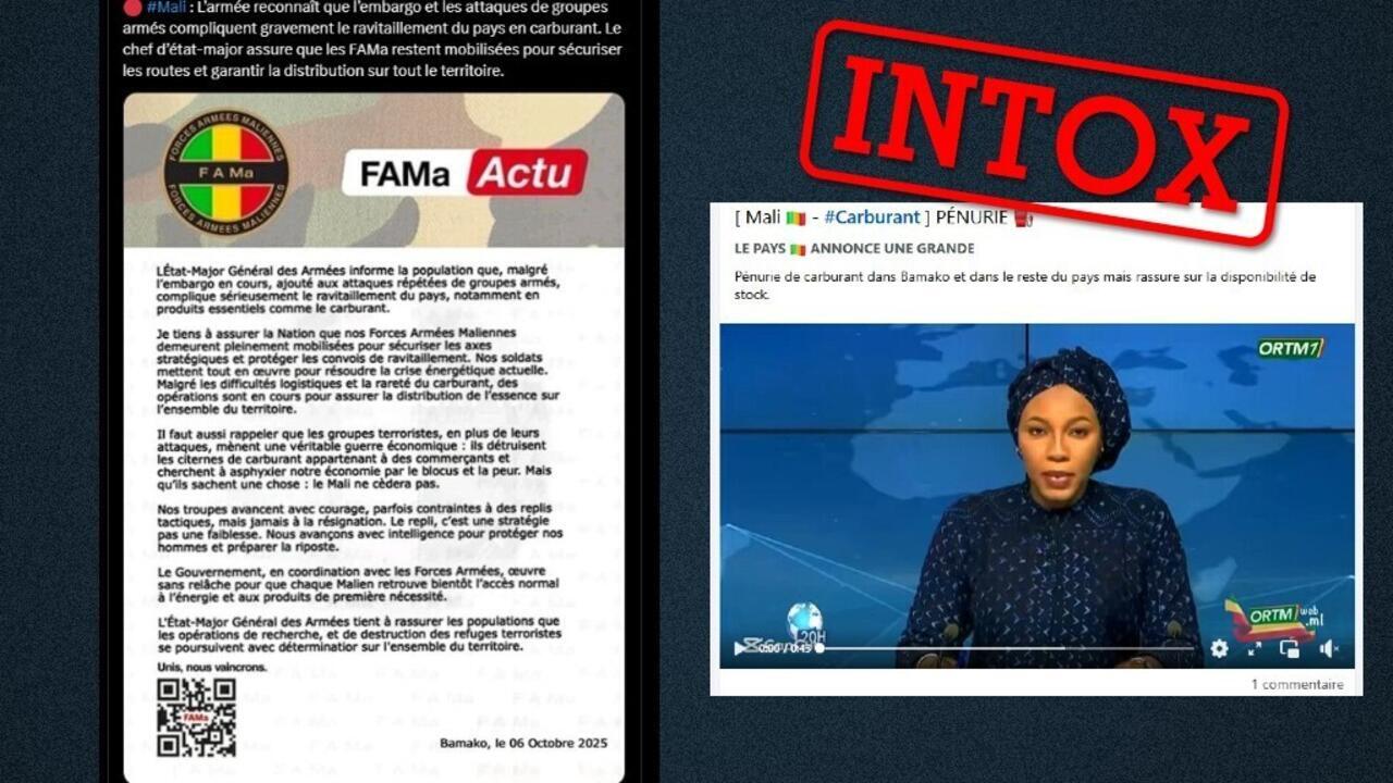 Reportage détourné, faux communiqué des FAMa… des intox sur la pénurie de carburant au Mali