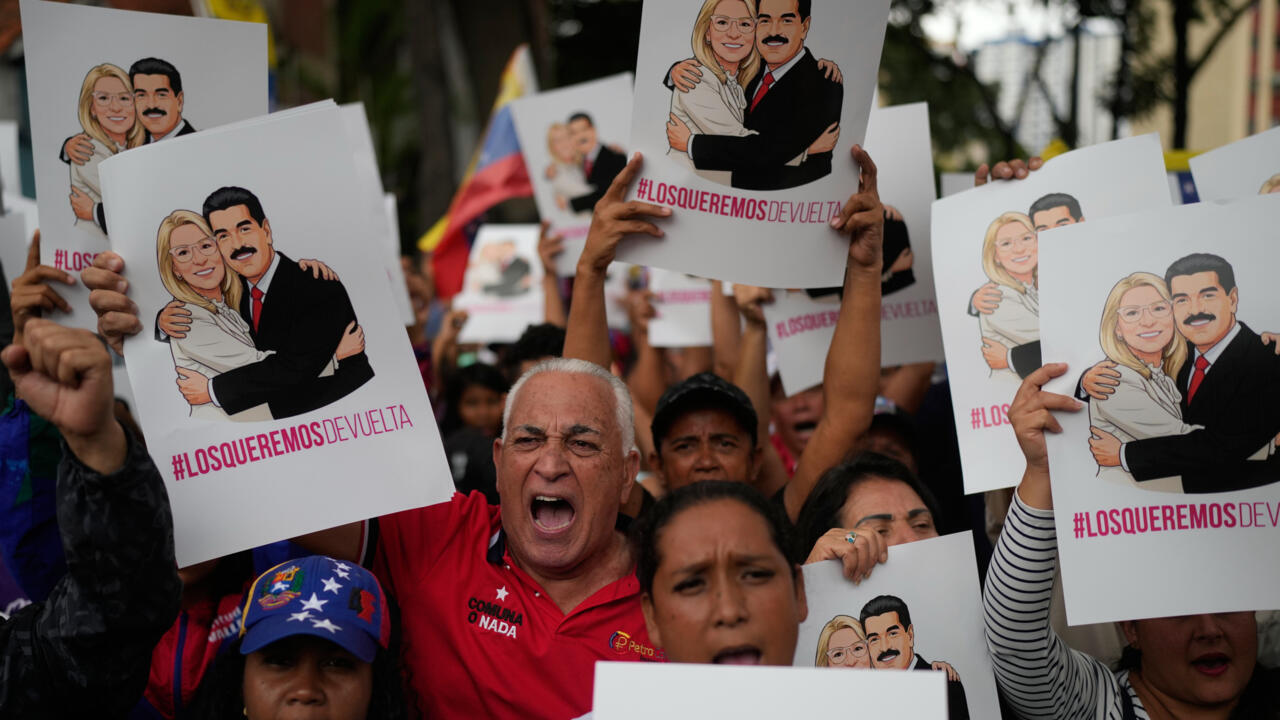 Maduro supporters rally as Trump signs order protecting US-held revenue from Venezuelan oil