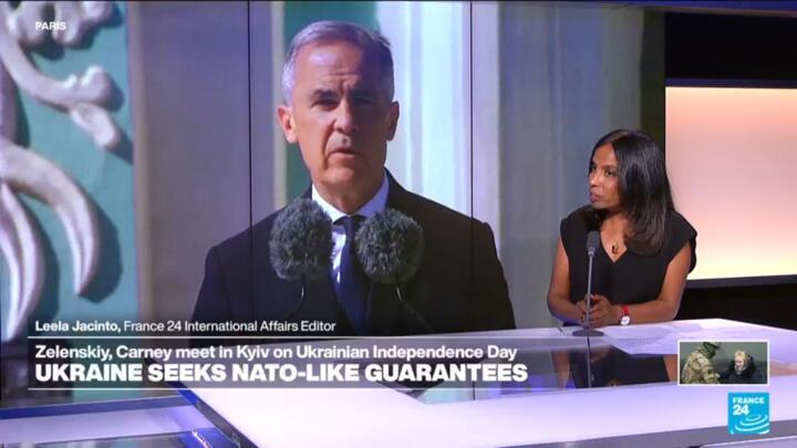 Canadian Prime Minister visited Kyiv on August 24, 2025 on Ukraine's Independence Day.