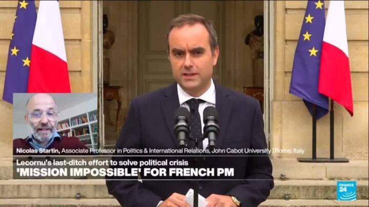 'French parliamentary arithmetic points to PM with coalition from left or populist (far) right'