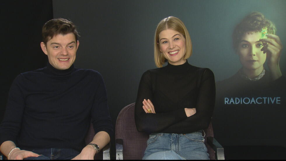 Rosamund Pike and Sam Riley star in Marie Curie biopic 'Radioactive ...